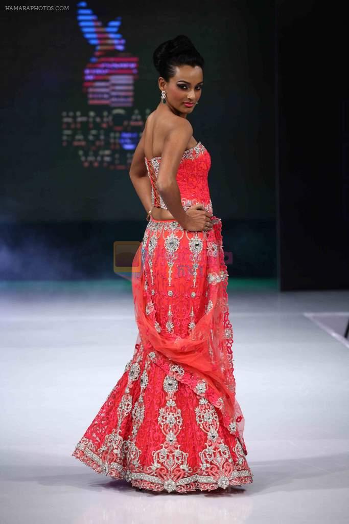 Reshmi Ghosh walks for designer AD Singh at Bengal Fashion Week day 2